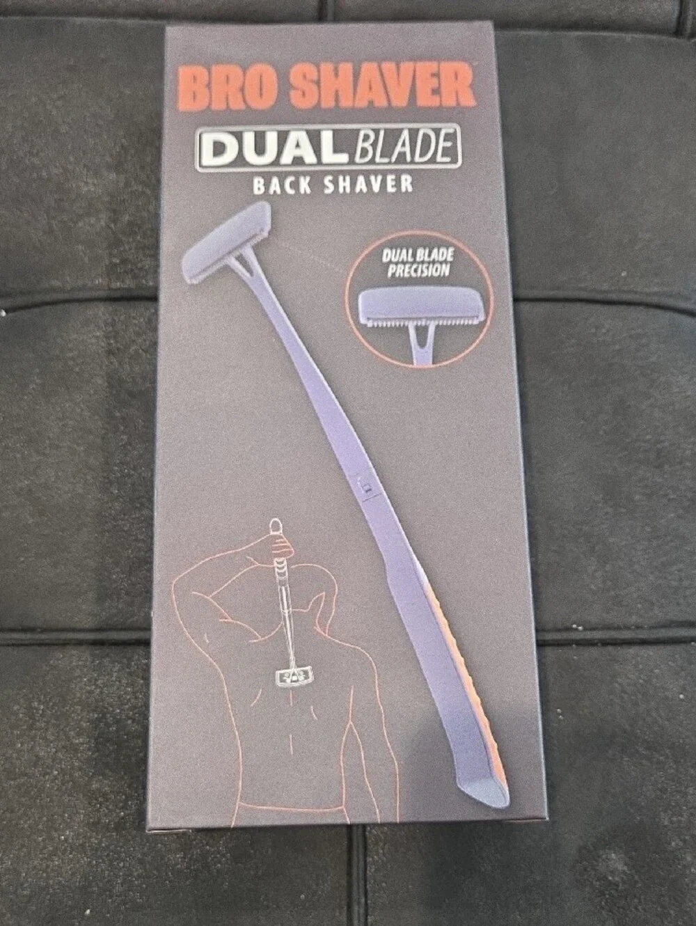 BRO SHAVER 3.0 Dual-Blade Back Shaver for Men +8 Blades